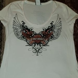Harley Davidson  ladies V neck